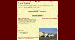 Desktop Screenshot of antikpracna.cz